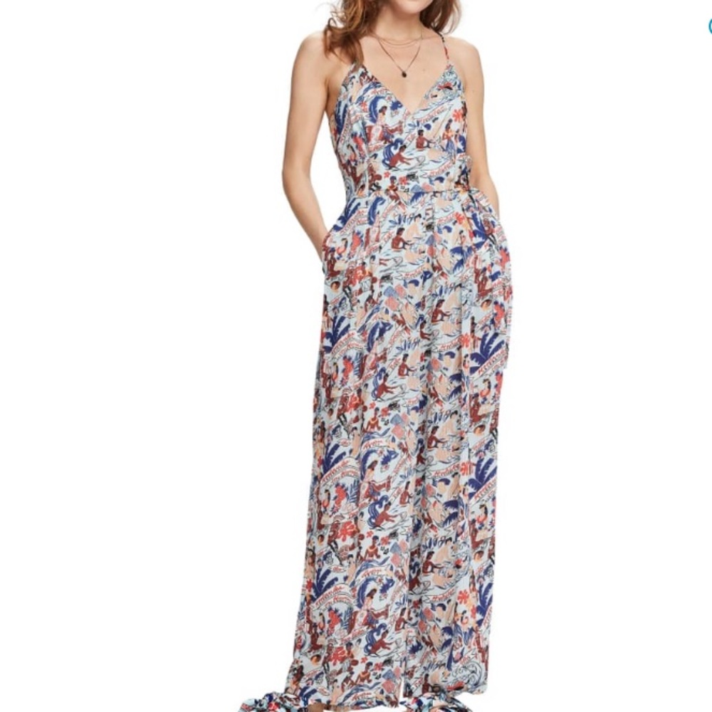 Scotch & Soda Keoni Aloha Print Jumpsuit
